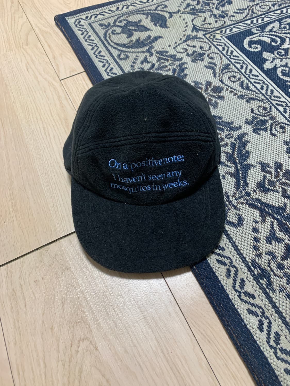 스컬프터 플리스 블랙 캡 모자 상품이미지1