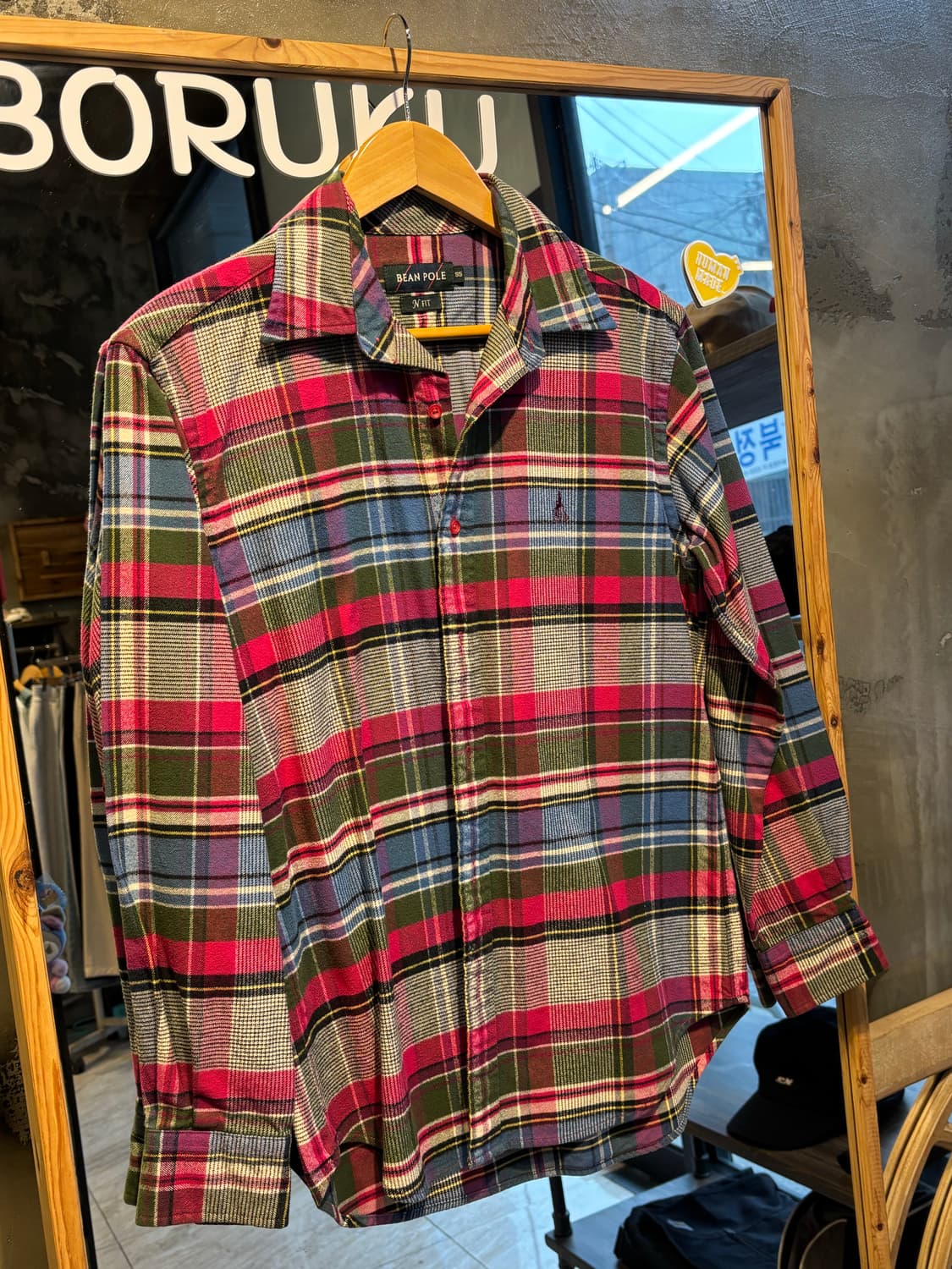 빈폴 체크 셔츠 M 상품이미지1