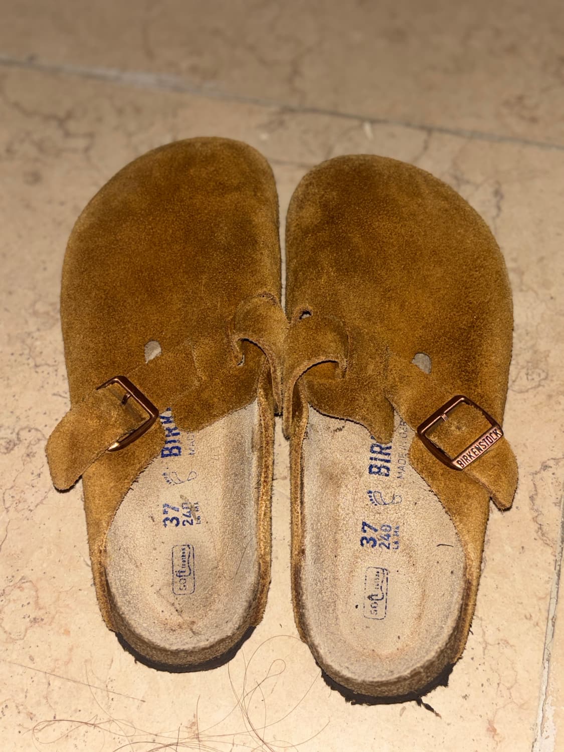 버켄스탁 보스턴 내로우 브라운 뮬 상품이미지3