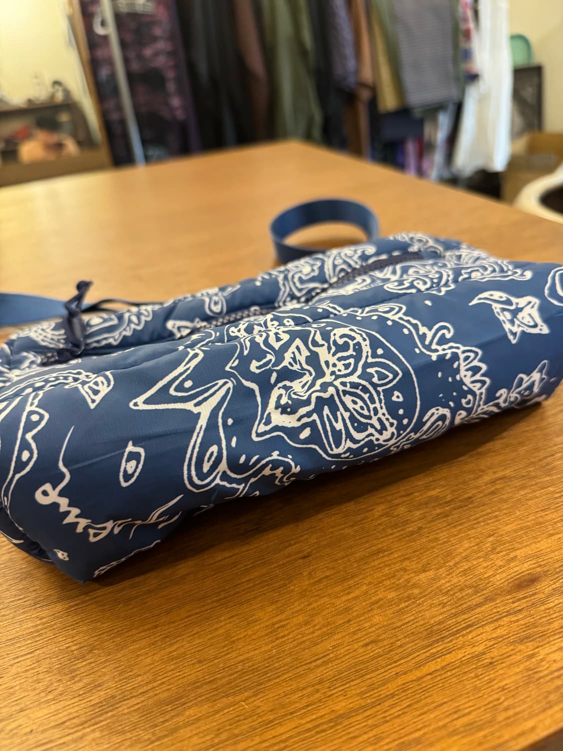 [OS] 슈프림 푸퍼 사이드백 블루 페이즐리  상품이미지8