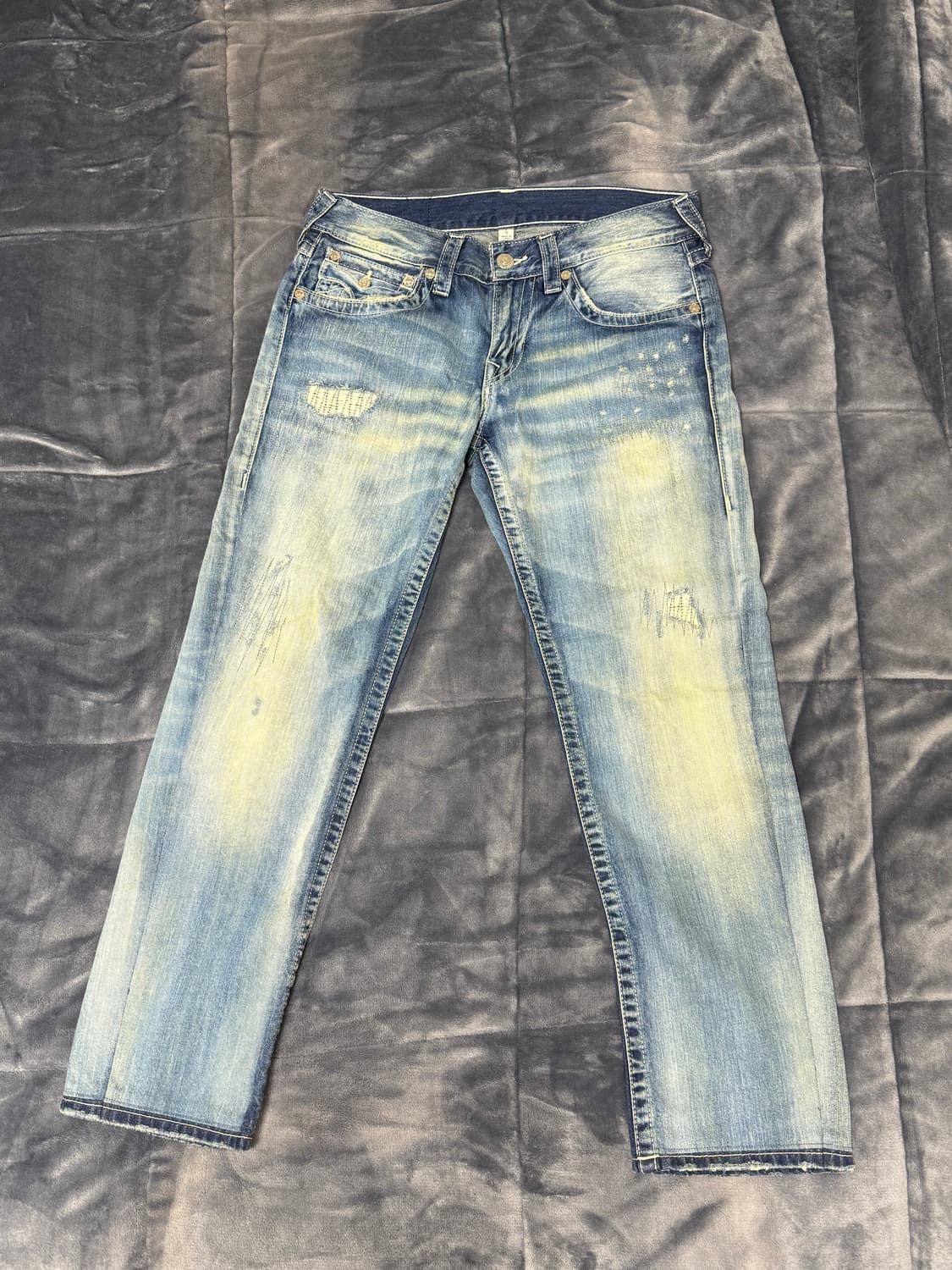 트루릴리젼 워싱 데님 청바지 32(새상품) 상품이미지1