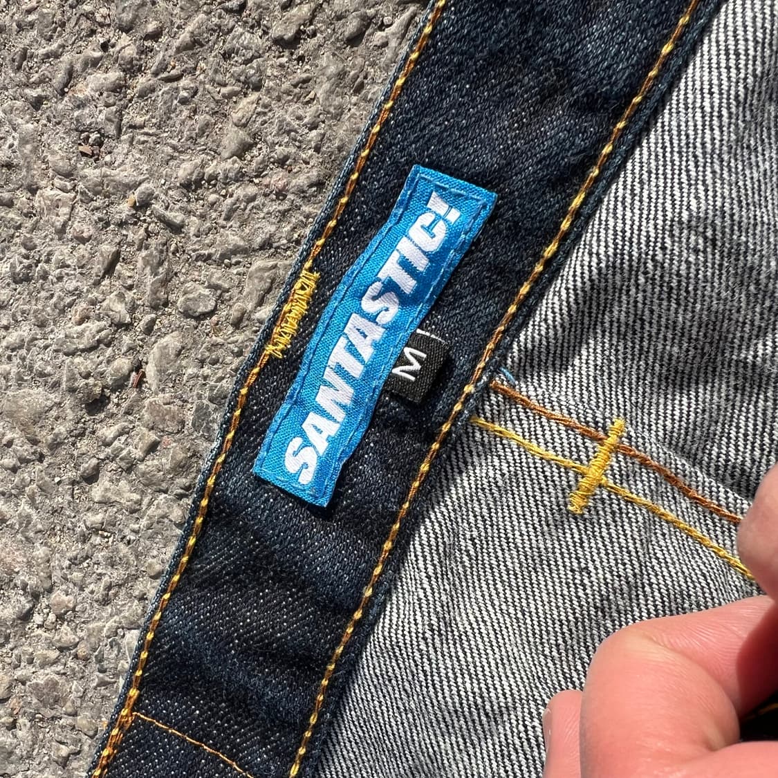 Santastic! 사루 셀비지 데님 팬츠 상품이미지9