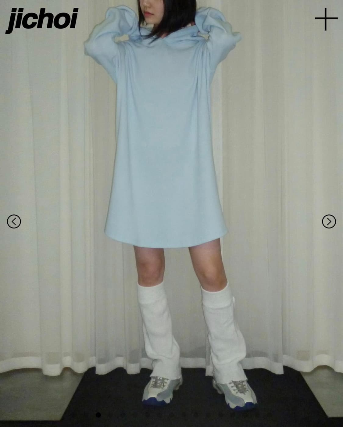 지초이 컴포트 24-005 후디 원피스 상품이미지3