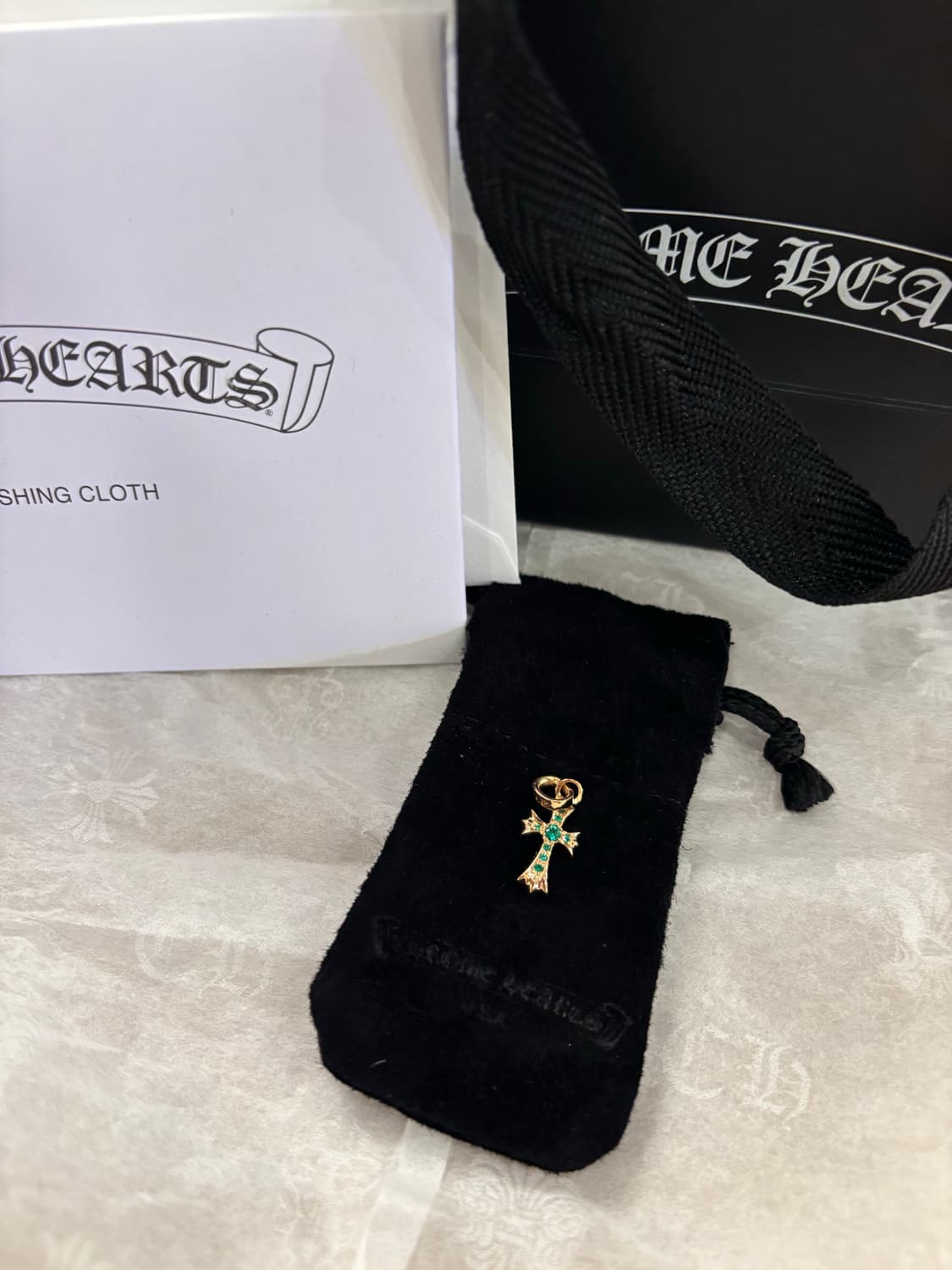 크롬하츠 22k 베이비펫 에메랄드 상품이미지1