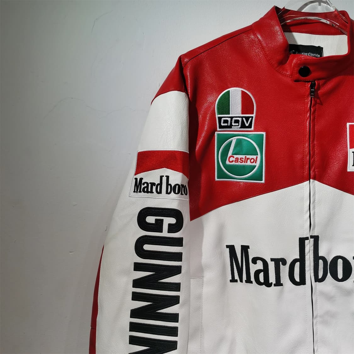 말보로 바이크 가죽자켓 래더자켓 레이싱 빈티지스타일 상품이미지3