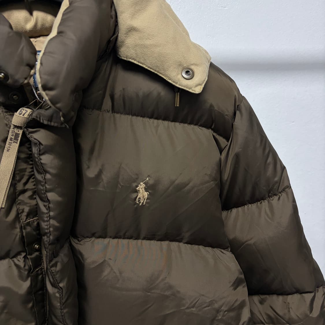 폴로 랄프로렌 후디드 푸퍼 패딩 상품이미지5