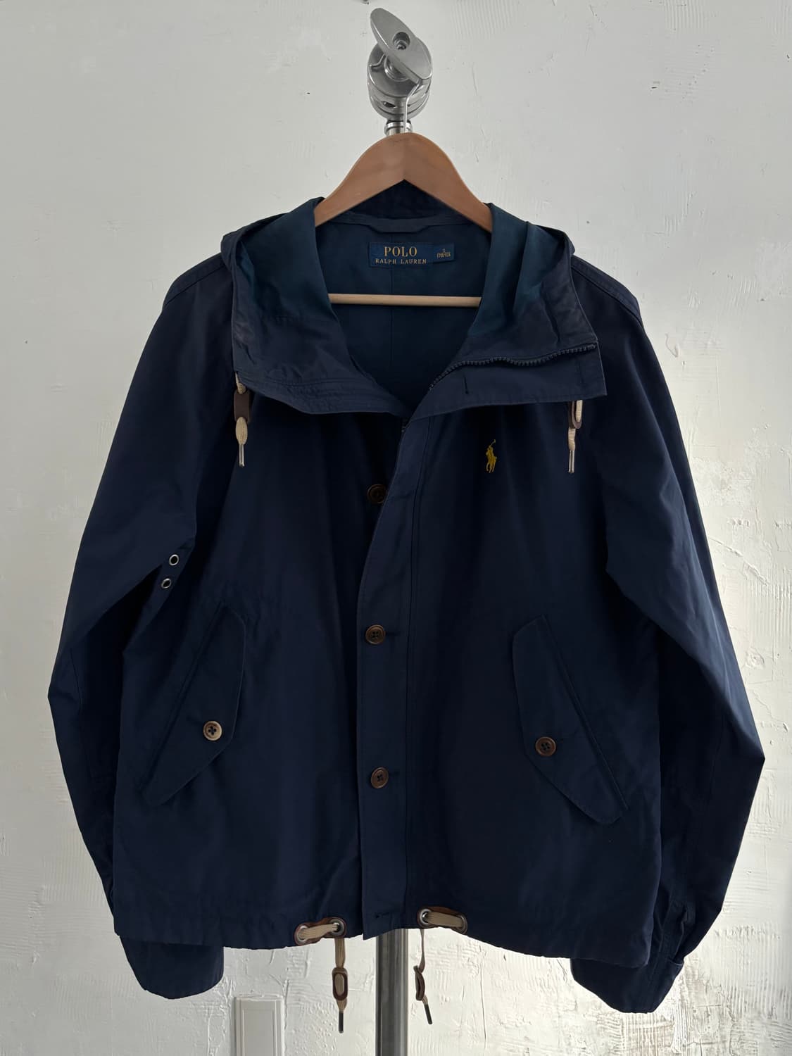 Polo 폴로 랄프로렌 신형라벨 딥네이비컬러 후드 자켓 상품이미지2