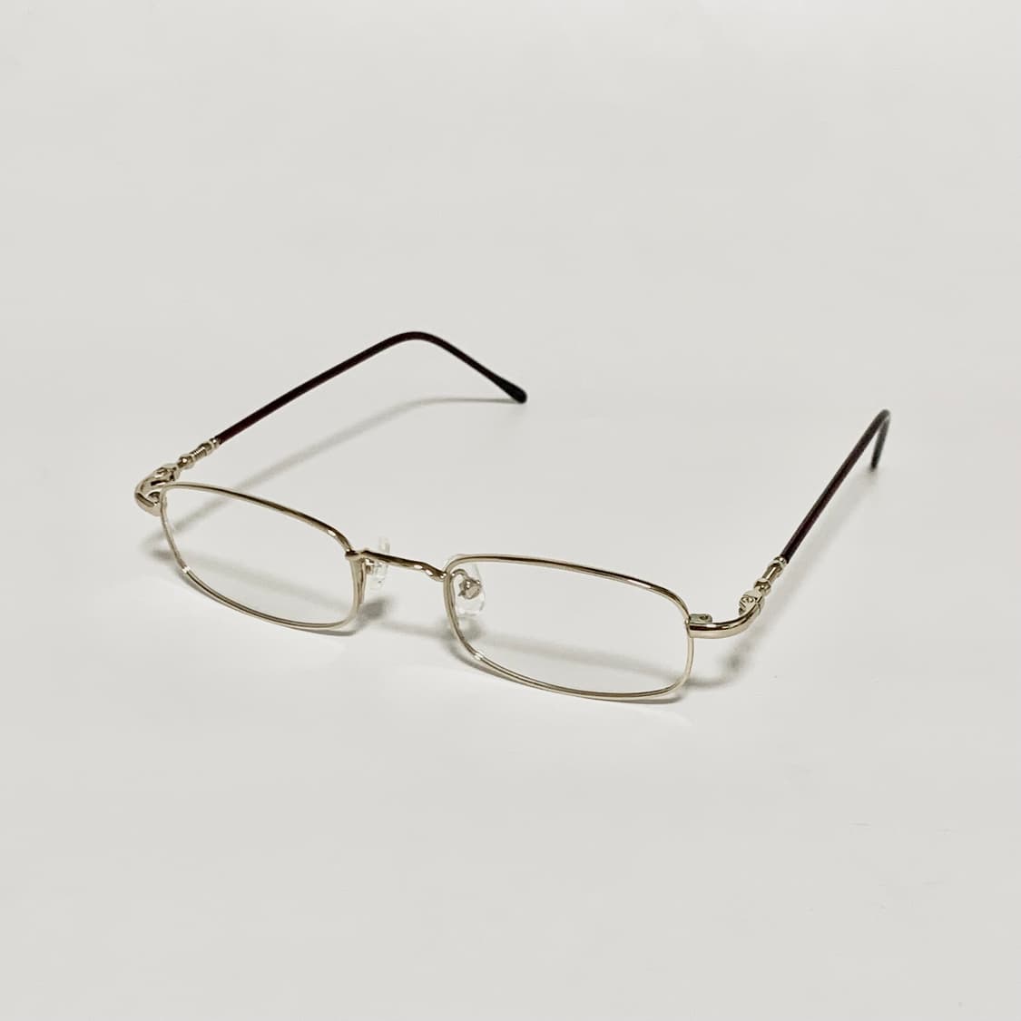 992 데드스탁 빈티지 안경테 슬림 풀메탈 골드 직사각형 남녀공용 픽키 상품이미지2