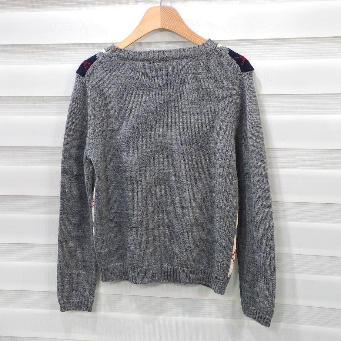 BOOTH 아가일 니트 스웨터- 우먼M 상품이미지5