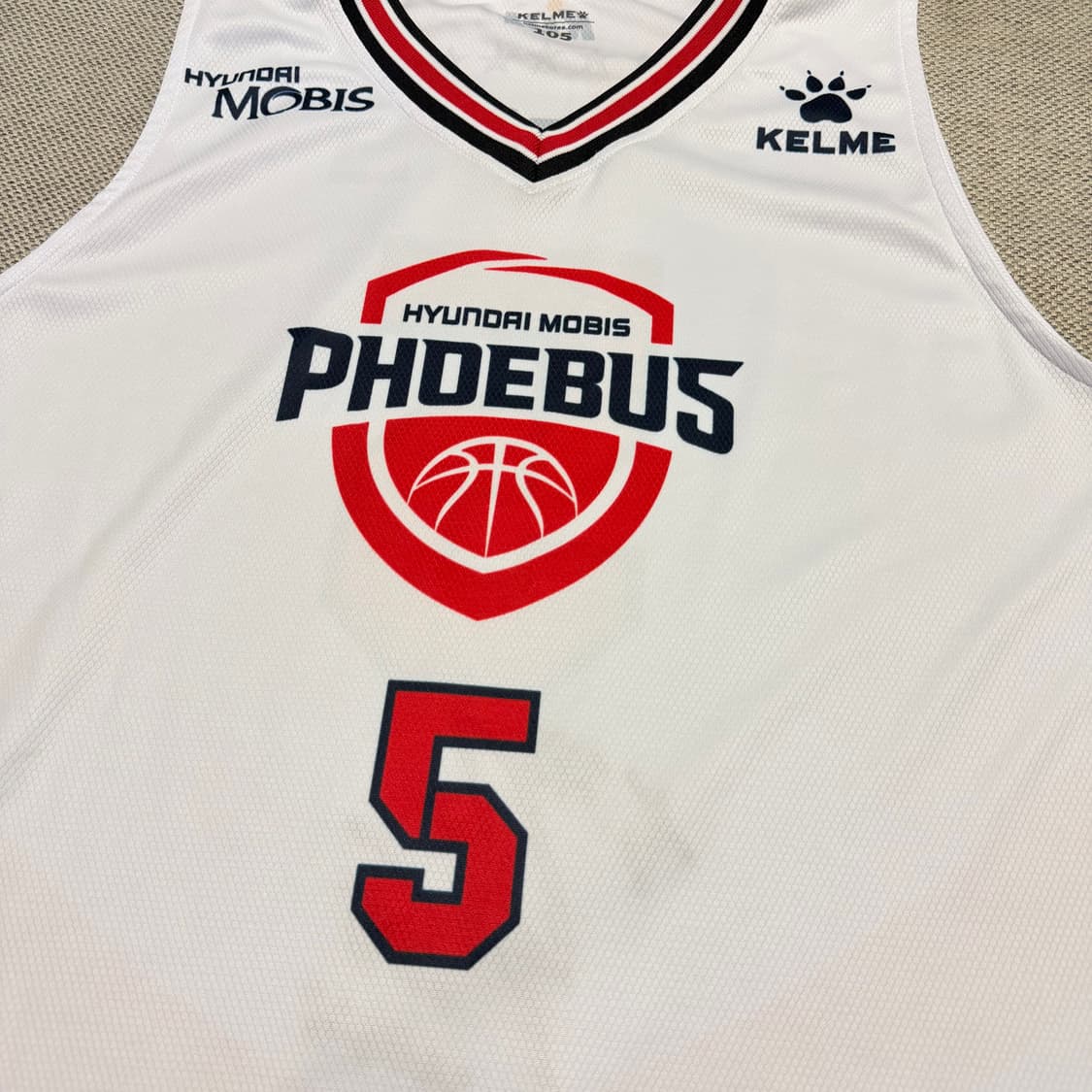 켈미 KBL 현대 모비스 김지완 유니폼 상품이미지2