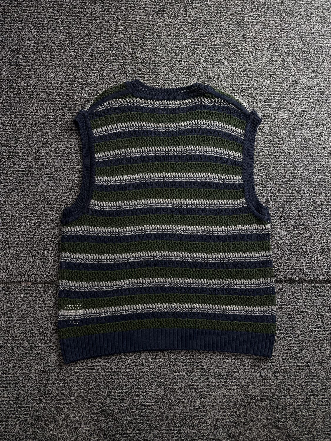 커스텀멜로우 에스닉 패턴 니트 베스트 2681 상품이미지4