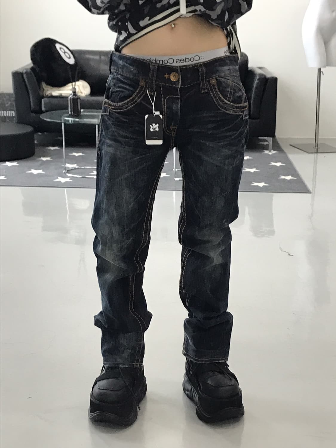 Buckaroo detail denim pants 상품이미지2