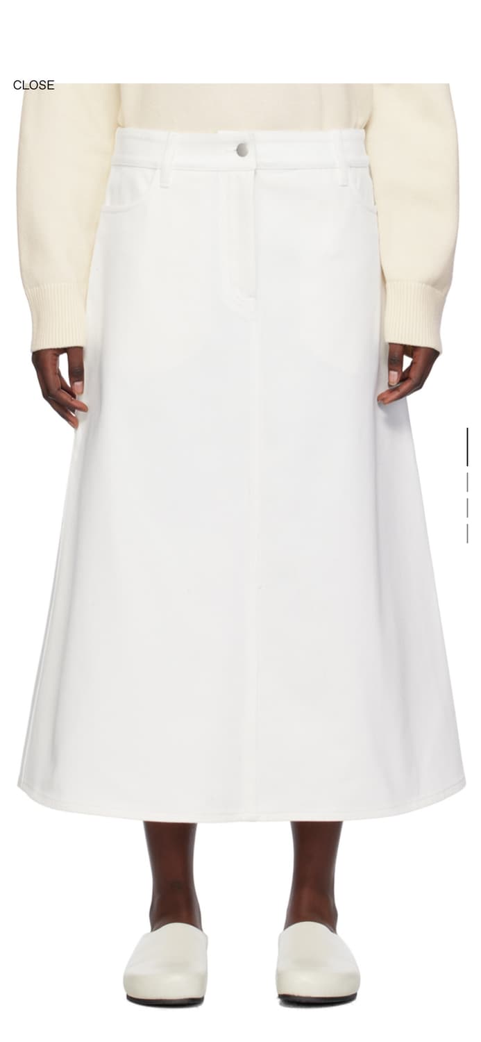 (미착용 새상품)스튜디오 니콜슨 데님 스커트 상품이미지2