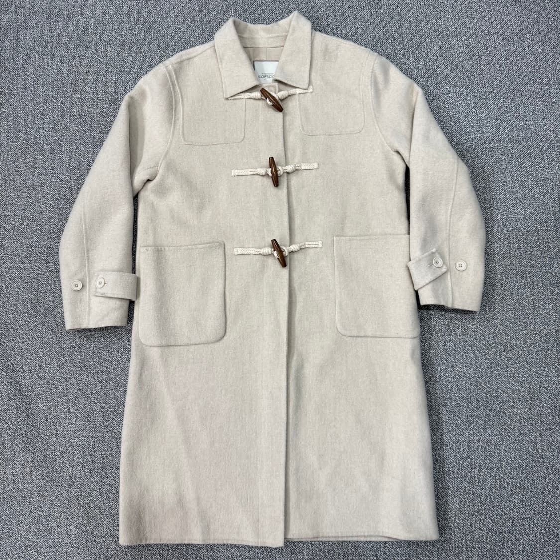 슬로우무 울 더블 코트 상품이미지1