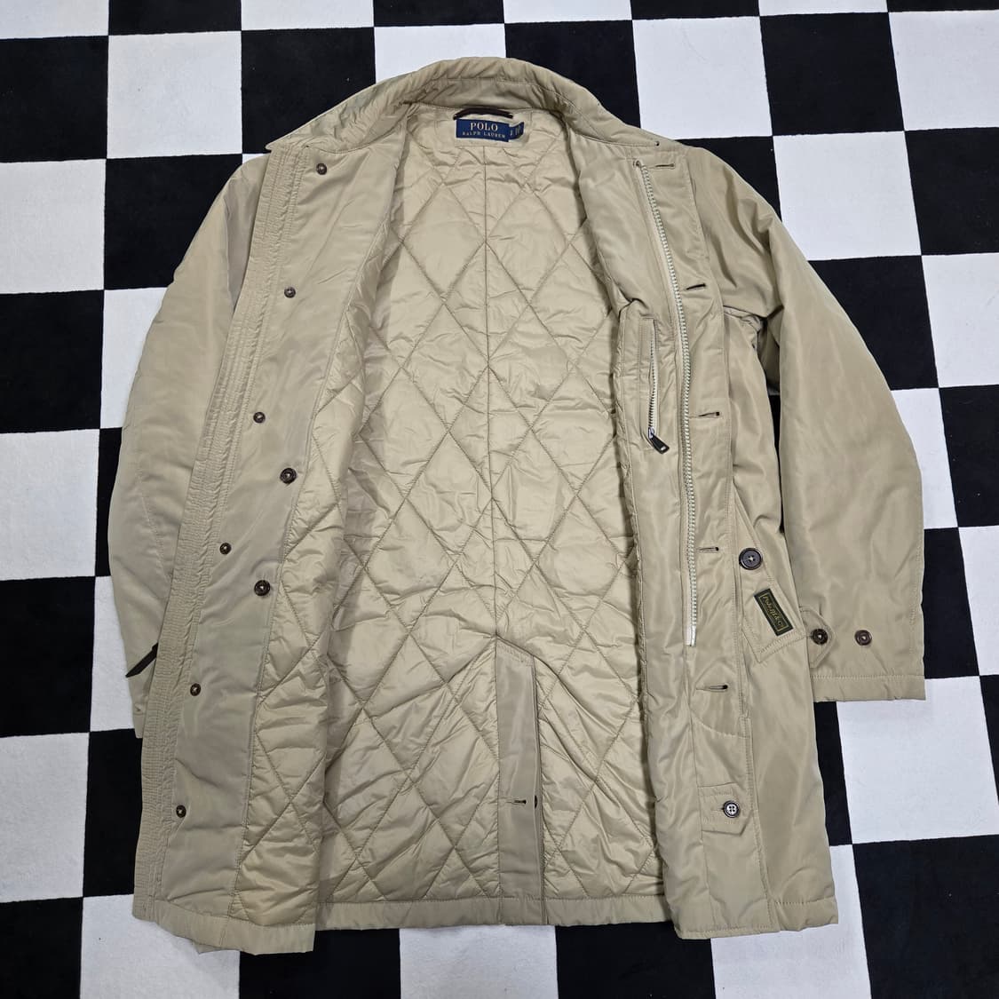 S 폴로랄프로렌 패딩코트 베이지 상품이미지5