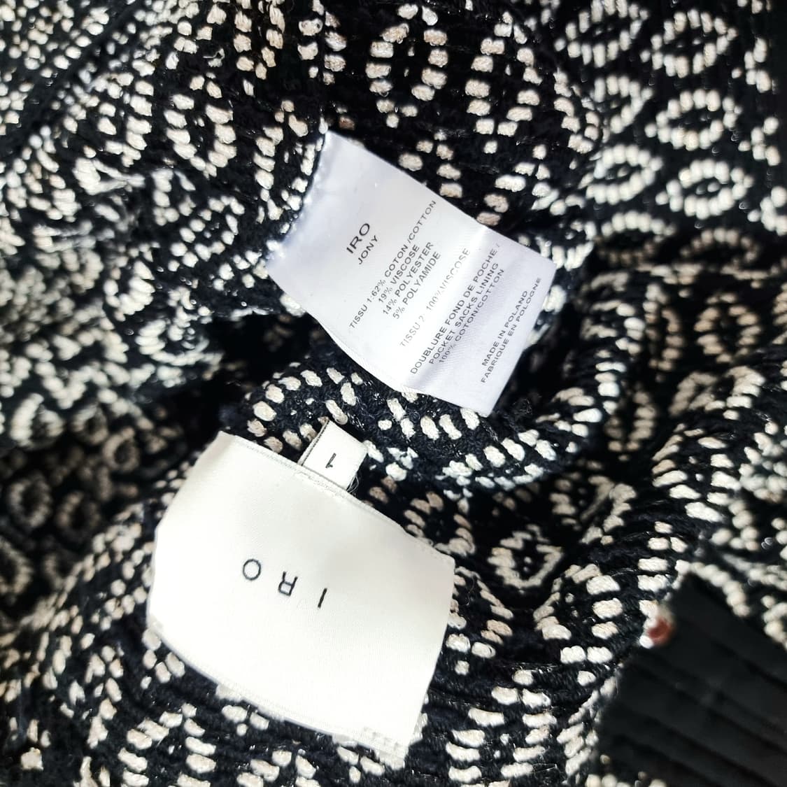 이로 IRO 시퀸 트위드 자켓 (55)  상품이미지8