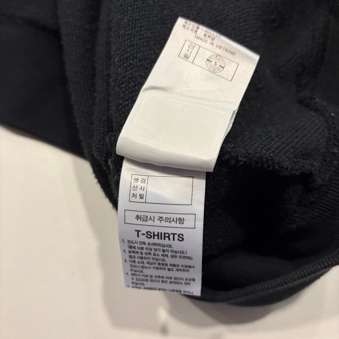 [2XL] 노르디스크 블랙 맨투맨 티셔츠 C724 상품이미지7