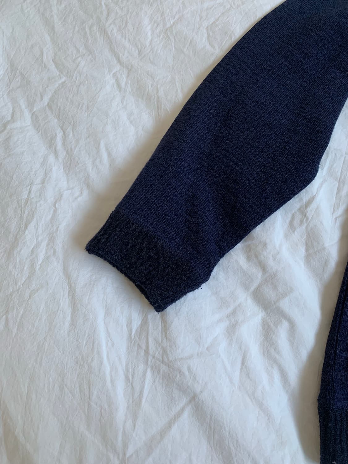 네이비 우드 가디건 상품이미지4