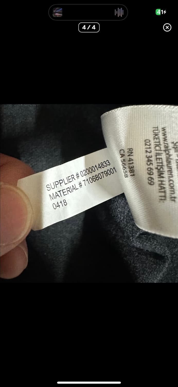  (바배) 폴로 랄프로렌 PK 카라 롱슬리브 상품이미지4