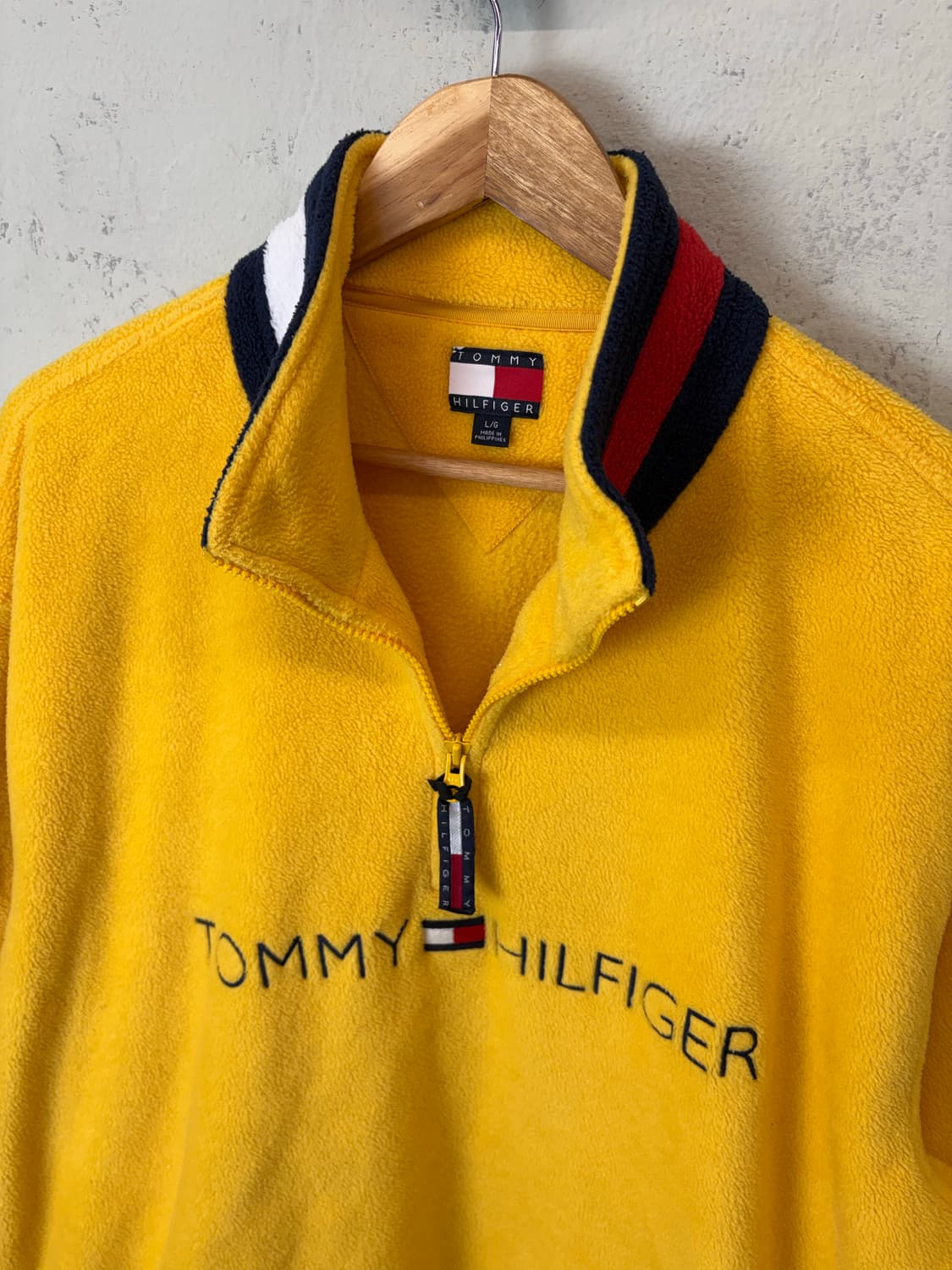 타미힐피거 90s 올드스쿨 하프집업 후리스 상품이미지5