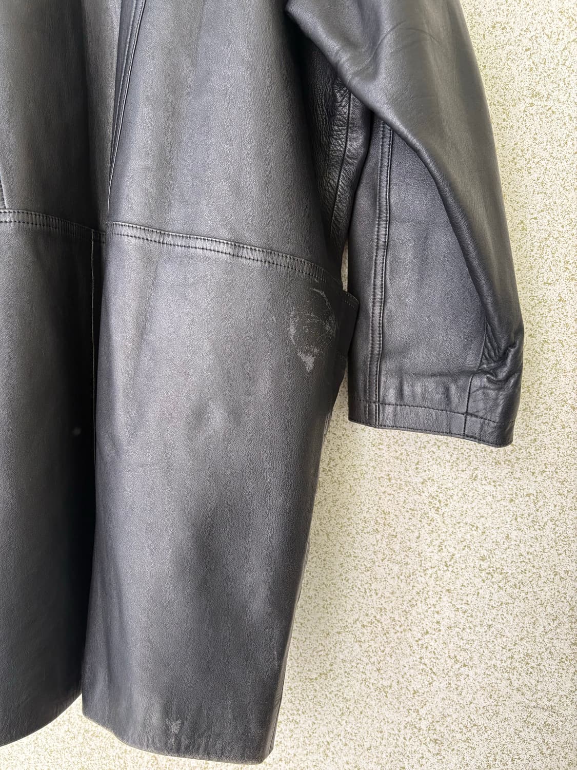 빈티지 카코트 레더자켓 가죽카코트 상품이미지10