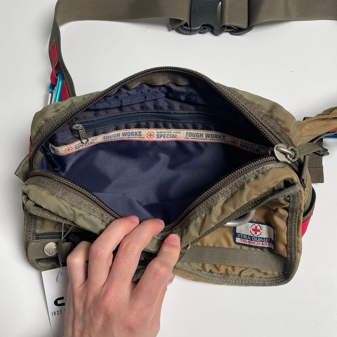 Tough jeansmith 나일론 멀티포켓 백 상품이미지9
