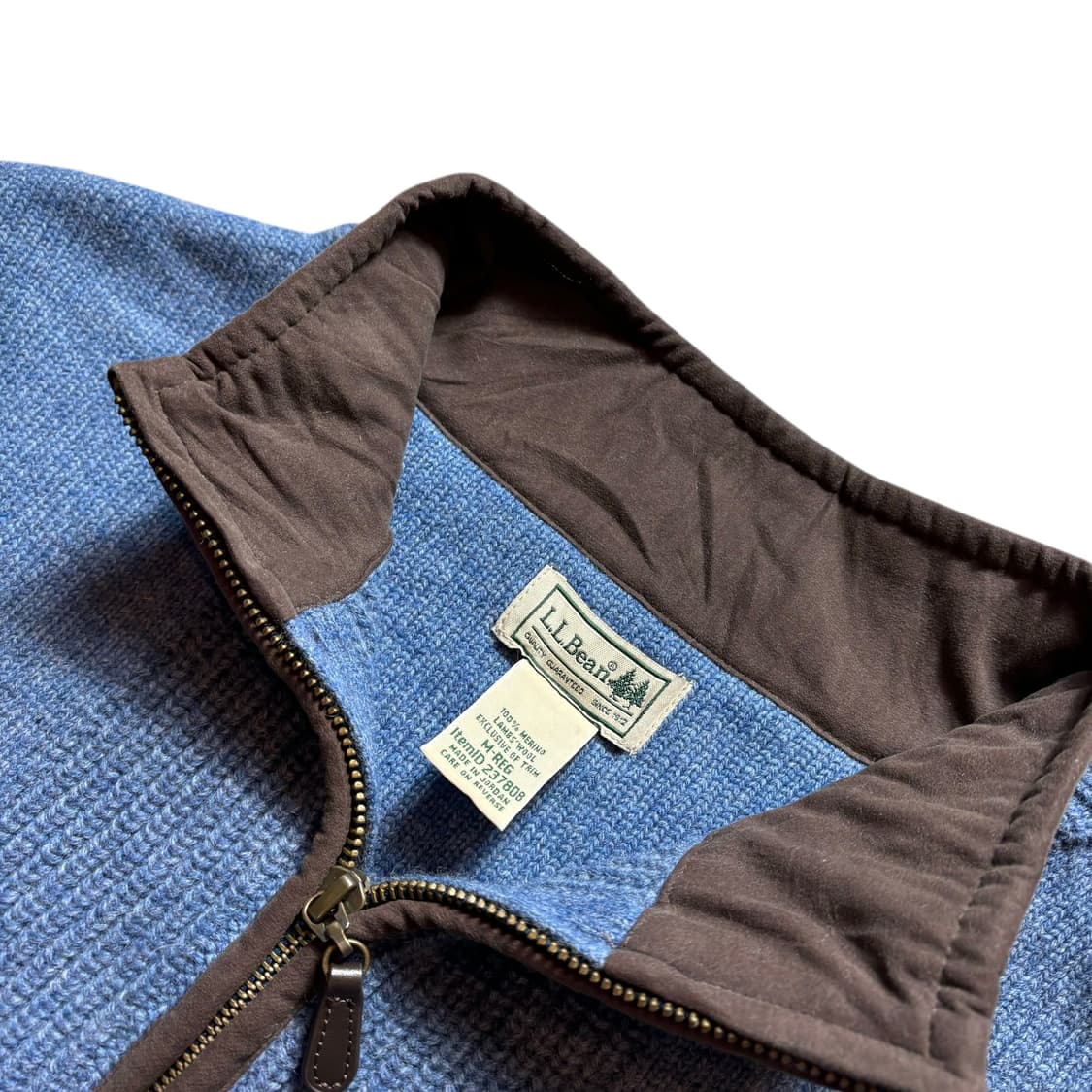 엘엘빈 울 반집업 니트 상품이미지3