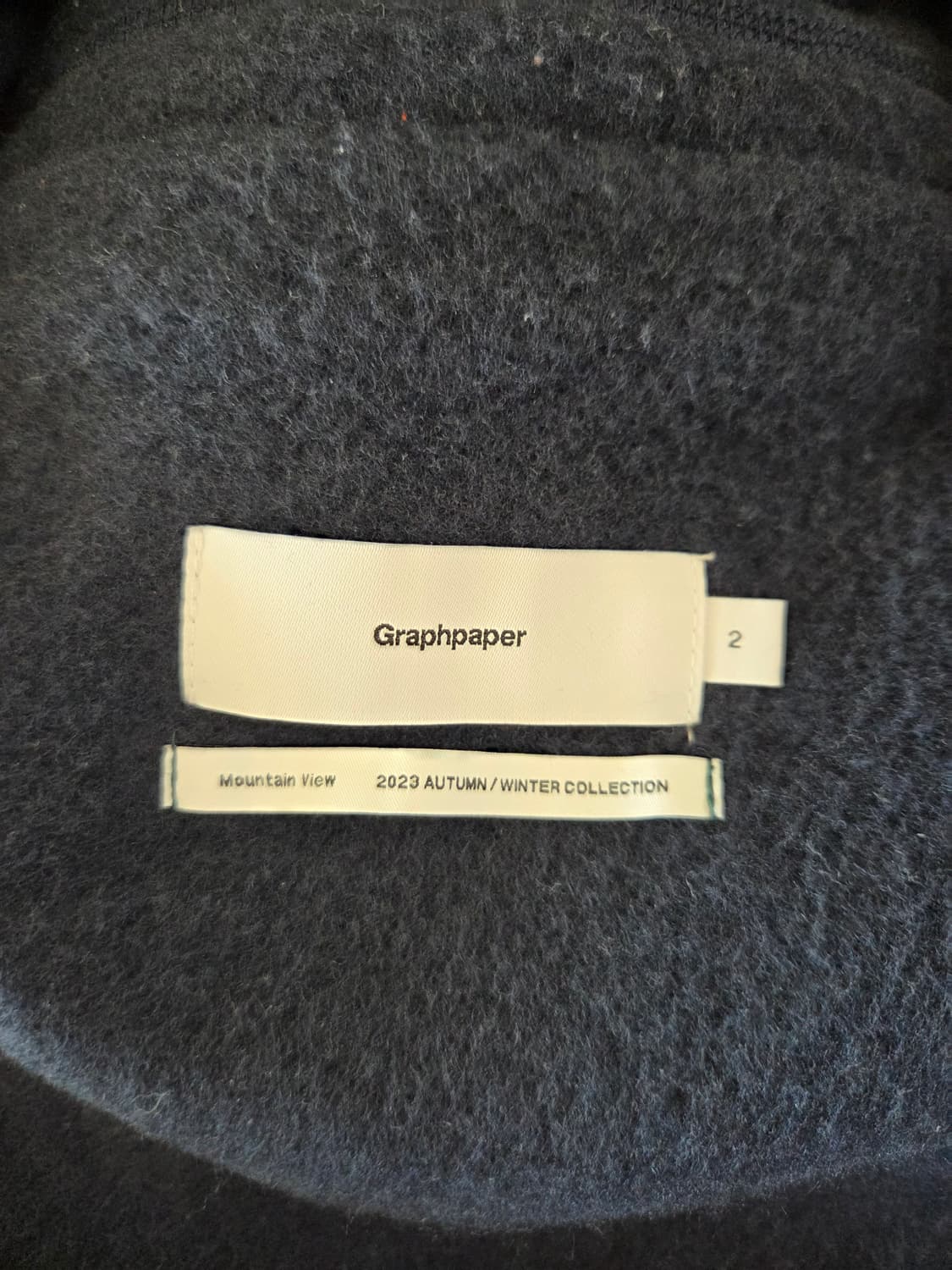 그라프페이퍼 울 플리스 팬츠 상품이미지5