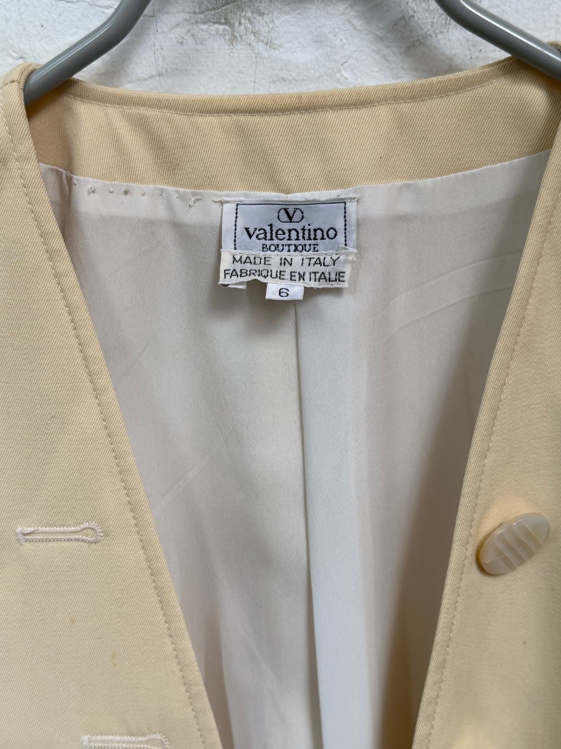 Valentino 발렌티노 부티크 노카라 블레이저 자켓 6 상품이미지2