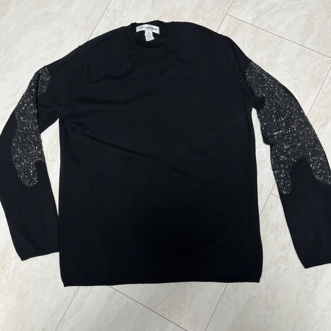 Comme des Garcons 꼼데가르송 콘트라스트 니트 스웨터 L 상품이미지2