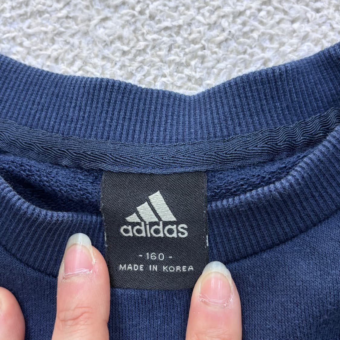 160 아디다스 키즈 맨투맨 티셔츠 0402E 상품이미지3