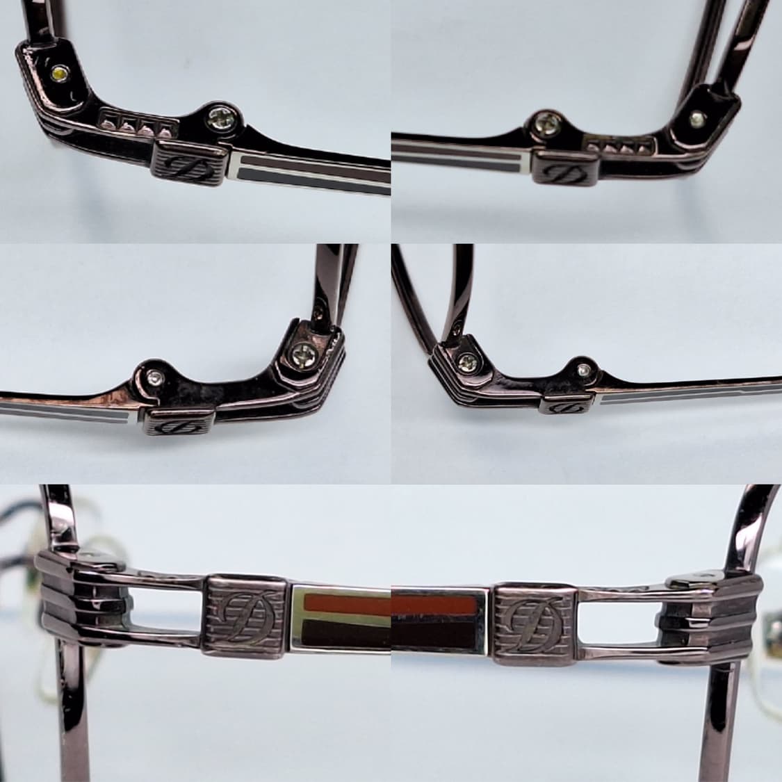 듀퐁 DP-1007 티타늄 IP 이온 도금 웰링턴 브라운 안경테 안경 상품이미지2