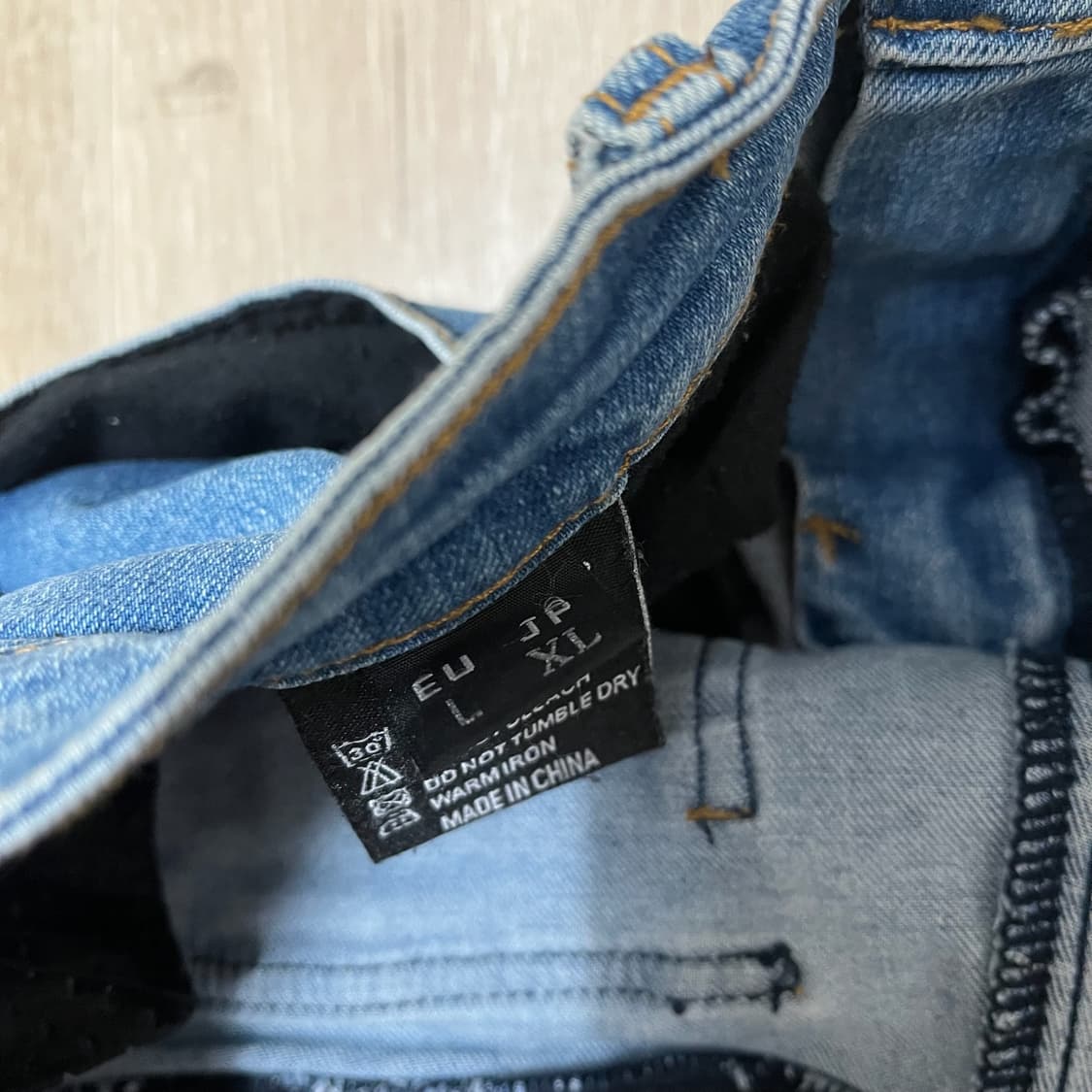 모토팬츠 절개 라이딩바이커진 데님 청바지 [중청] XL 상품이미지9