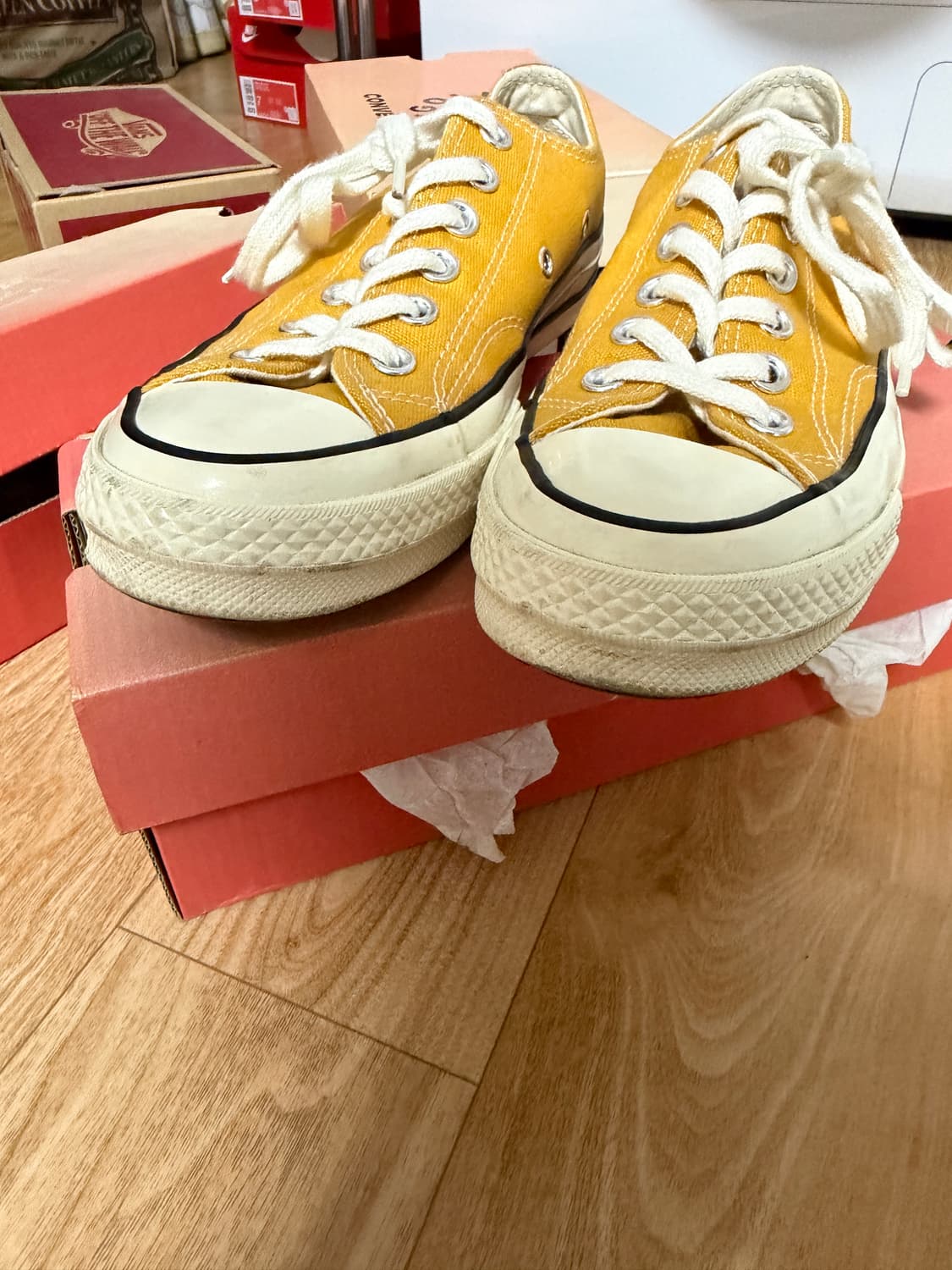 컨버스 척테일러 로우 빈티지 썬플라워 상품이미지3