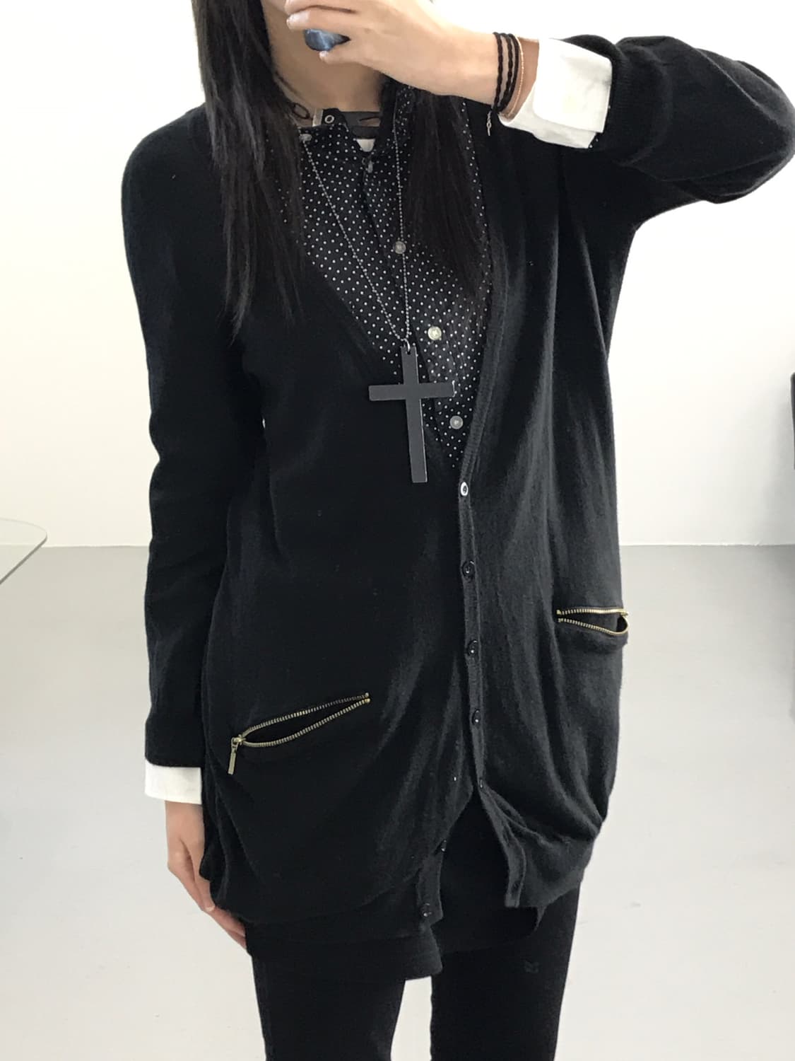  Mysty Zipper Details Cardigans 상품이미지3