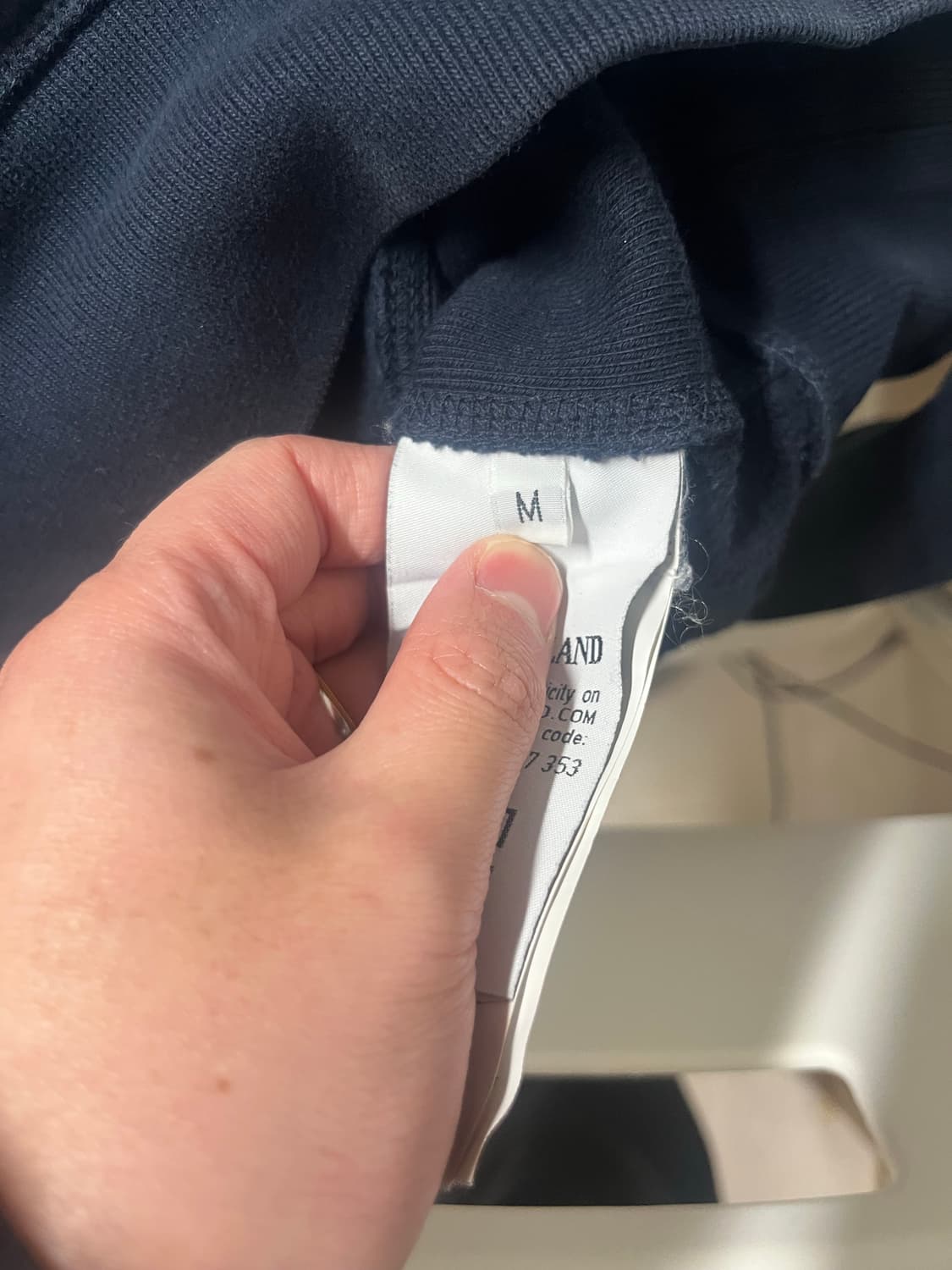 스톤아일랜드 맨투맨 네이비 M 상품이미지5