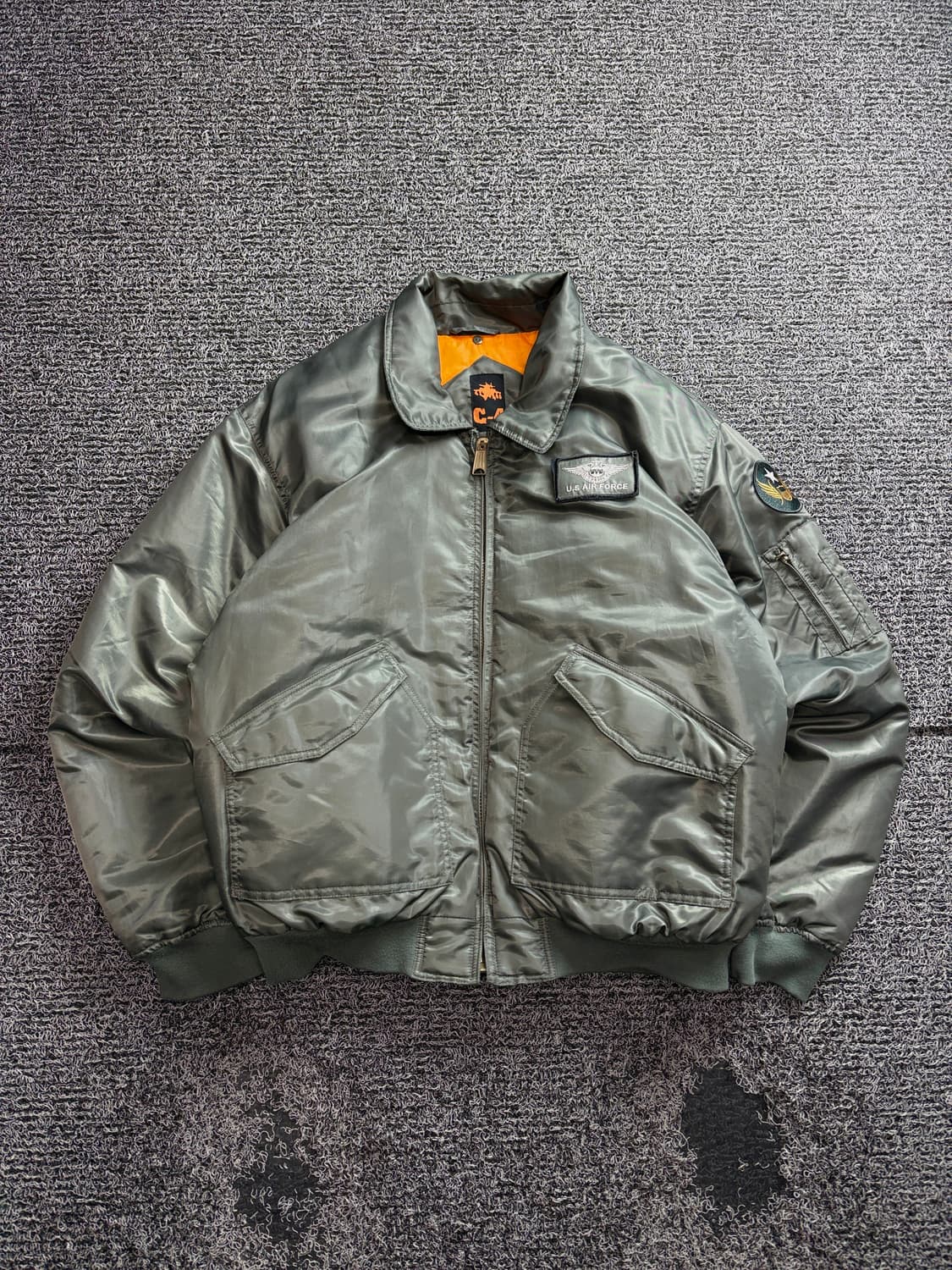US 에어포스 C-4 MA-1 밀리터리 항공점퍼 3239 상품이미지2