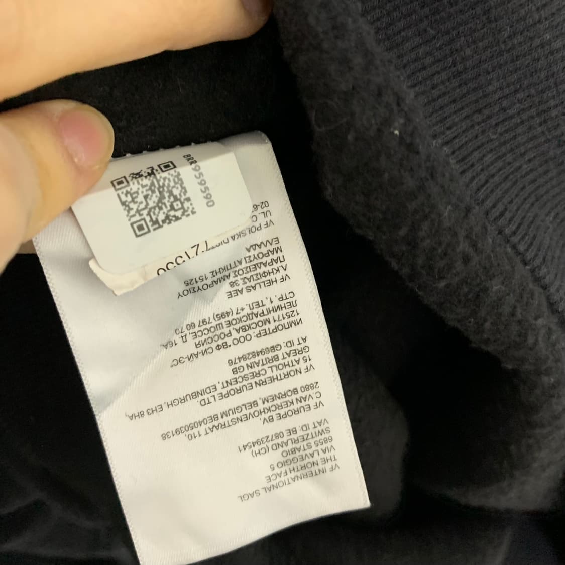 노스페이스 빈티지 블랙 후드티 프린팅 남녀공용 L 상품이미지4