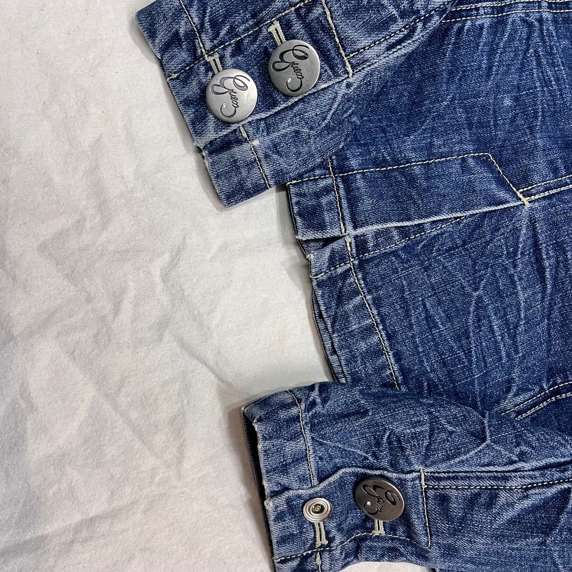 게스 y2k 데님자켓 상품이미지4