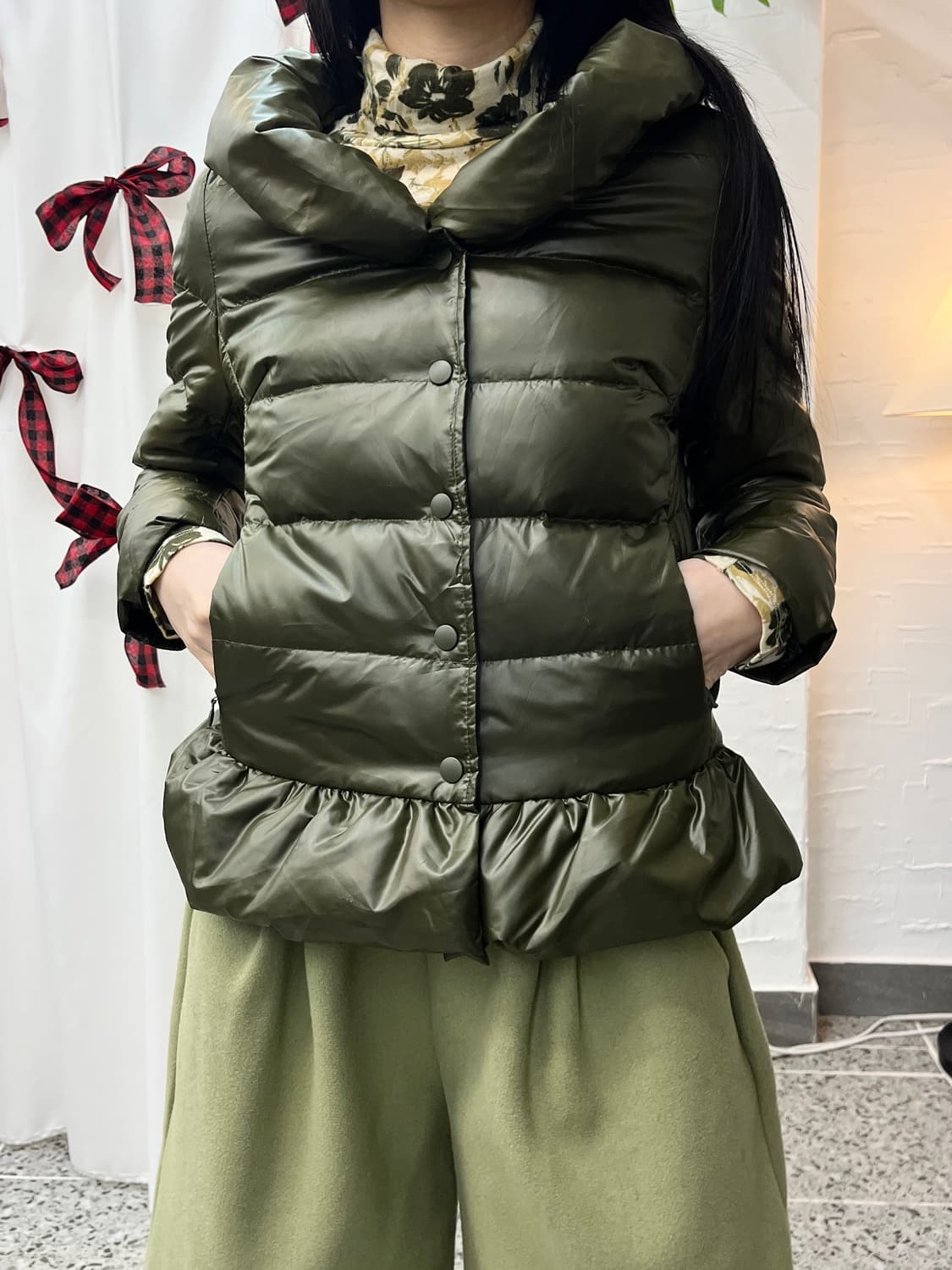 Ruffle hem jumper 상품이미지4