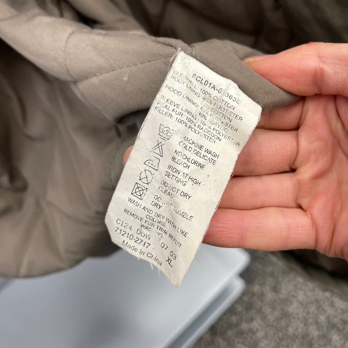 00s 리바이스 밀리터리 와펜 후드 야상 파카 (XL) 상품이미지8