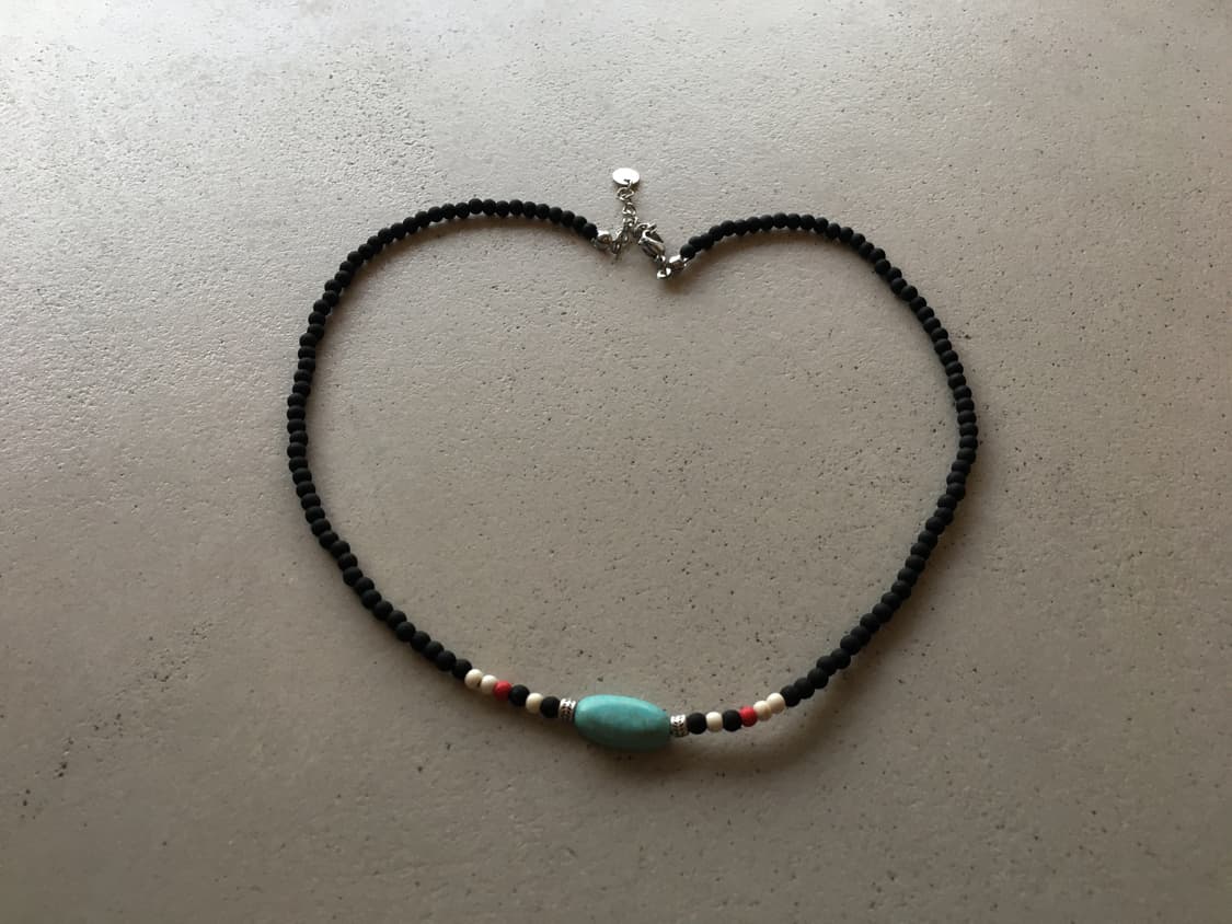 mint stone necklace 상품이미지2