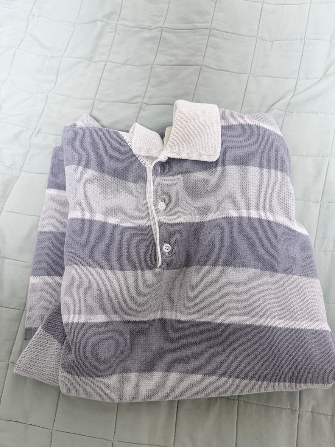포터리 반팔 럭비 폴로 니트 4사이즈 상품이미지3