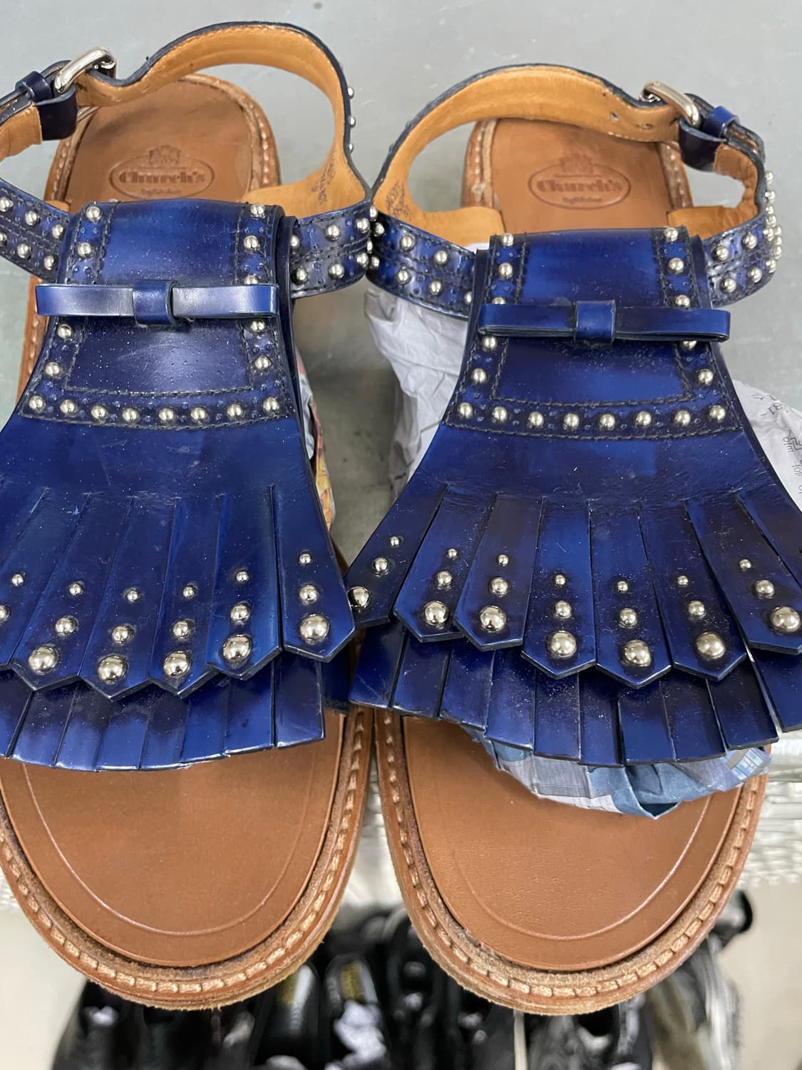 처치스 스터드 프린지 샌들 38 (gr-4700) 상품이미지9