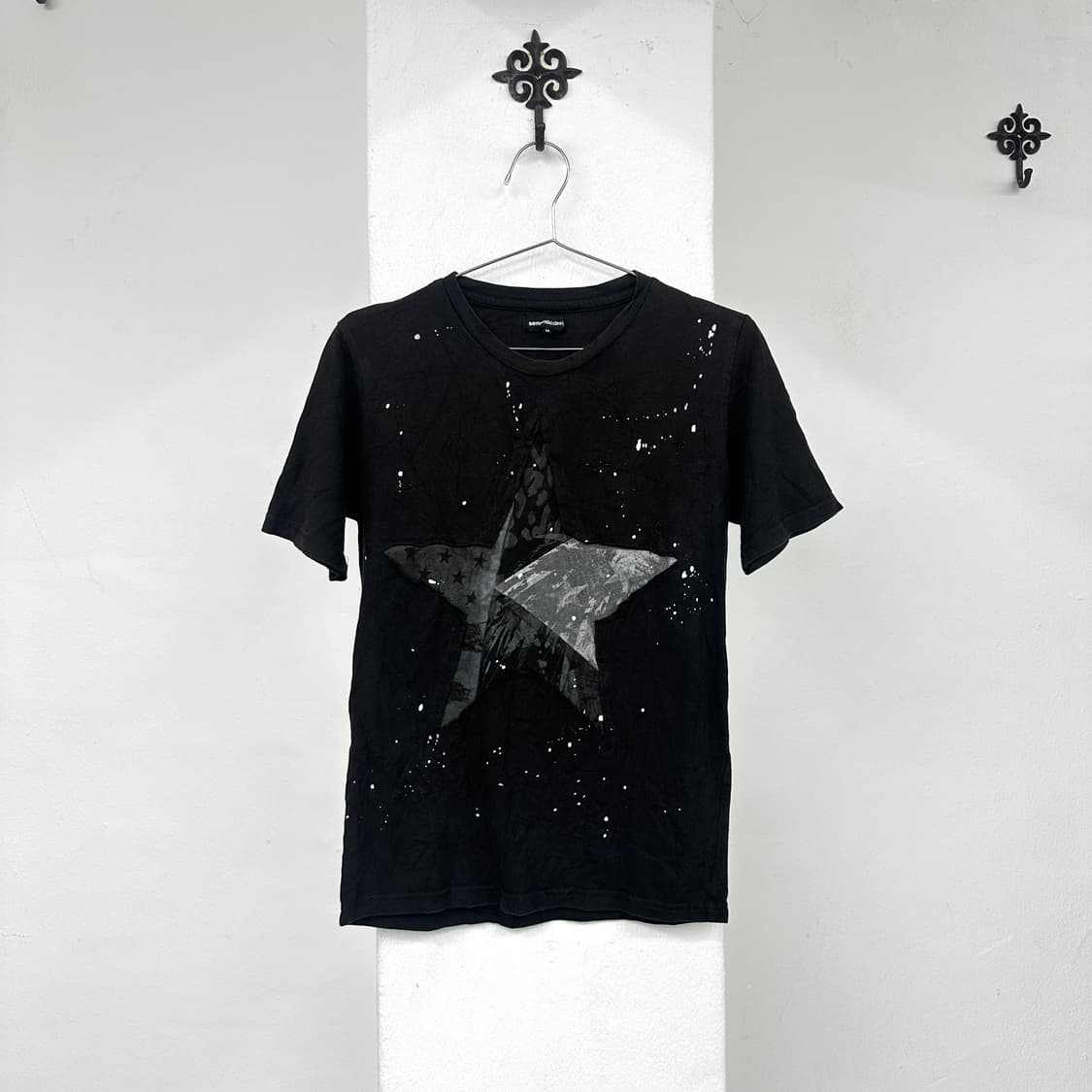 Semantic design star painting short slee 상품이미지3