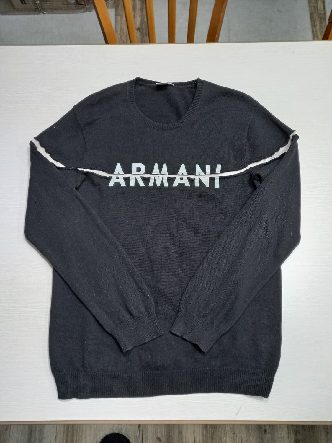 L100 A/X HongKong 라운드 스웻셔츠 블랙 L-688 상품이미지3