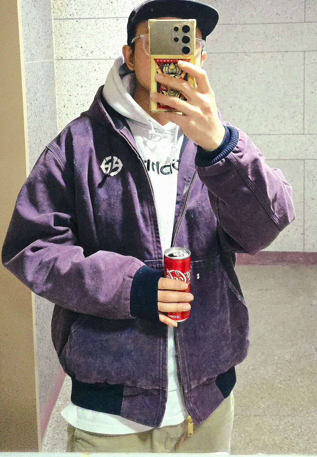 요새날씨에 딱-칼하트 j140 -dioxide purple -xl 상품이미지9