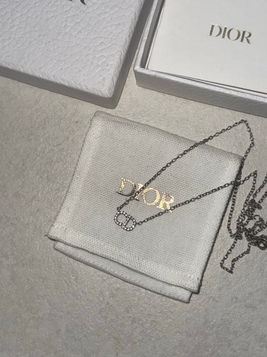 디올 클레어디룬 목걸이 실버 상품이미지1