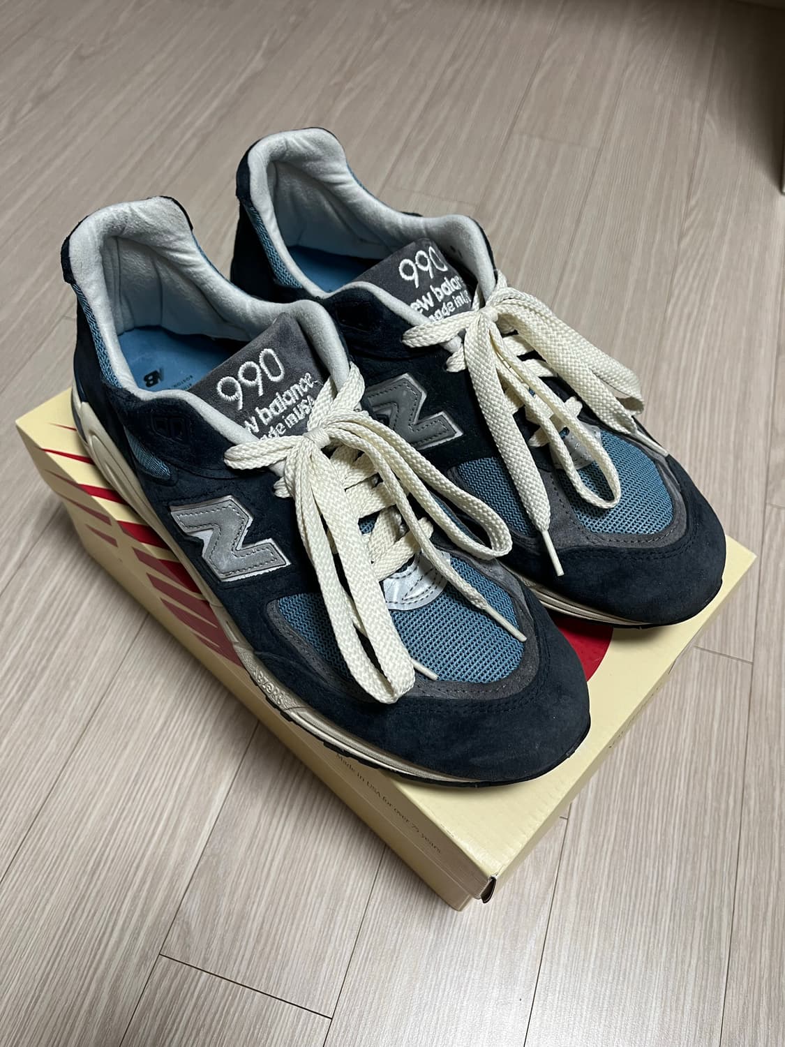 [280] 뉴발란스 990v2 네이비 캐슬락 상품이미지2