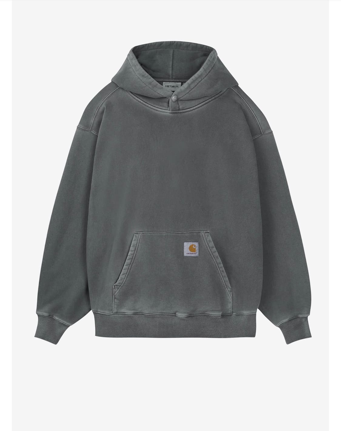 [칼하트]후디드 올슨 스웻셔츠 차콜 그레이 피그먼트 가먼트 다이드 팜 상품이미지1